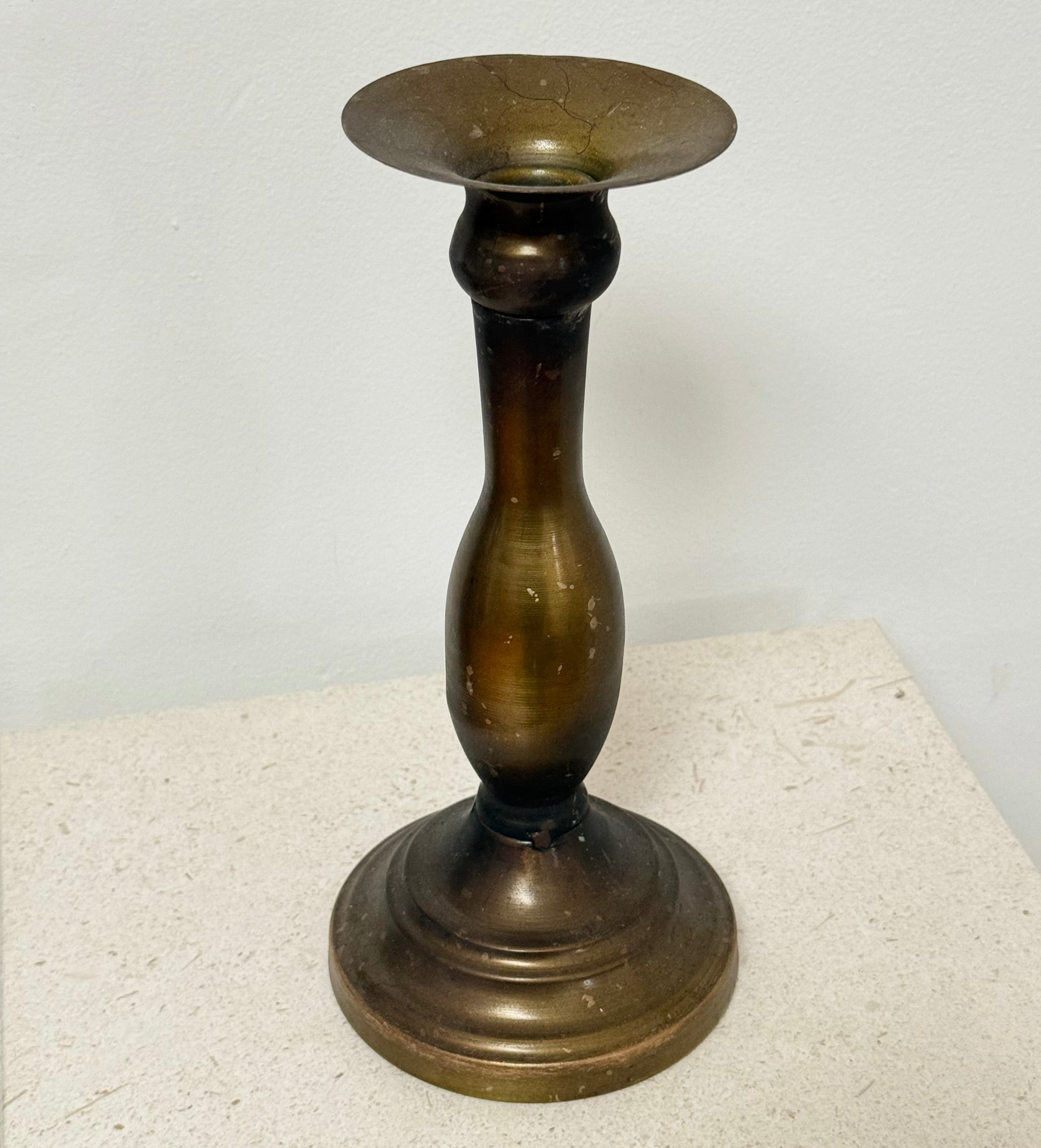 Alina Candle Holder in Vintage Gold Large - PERFECTLY IMPERFECT