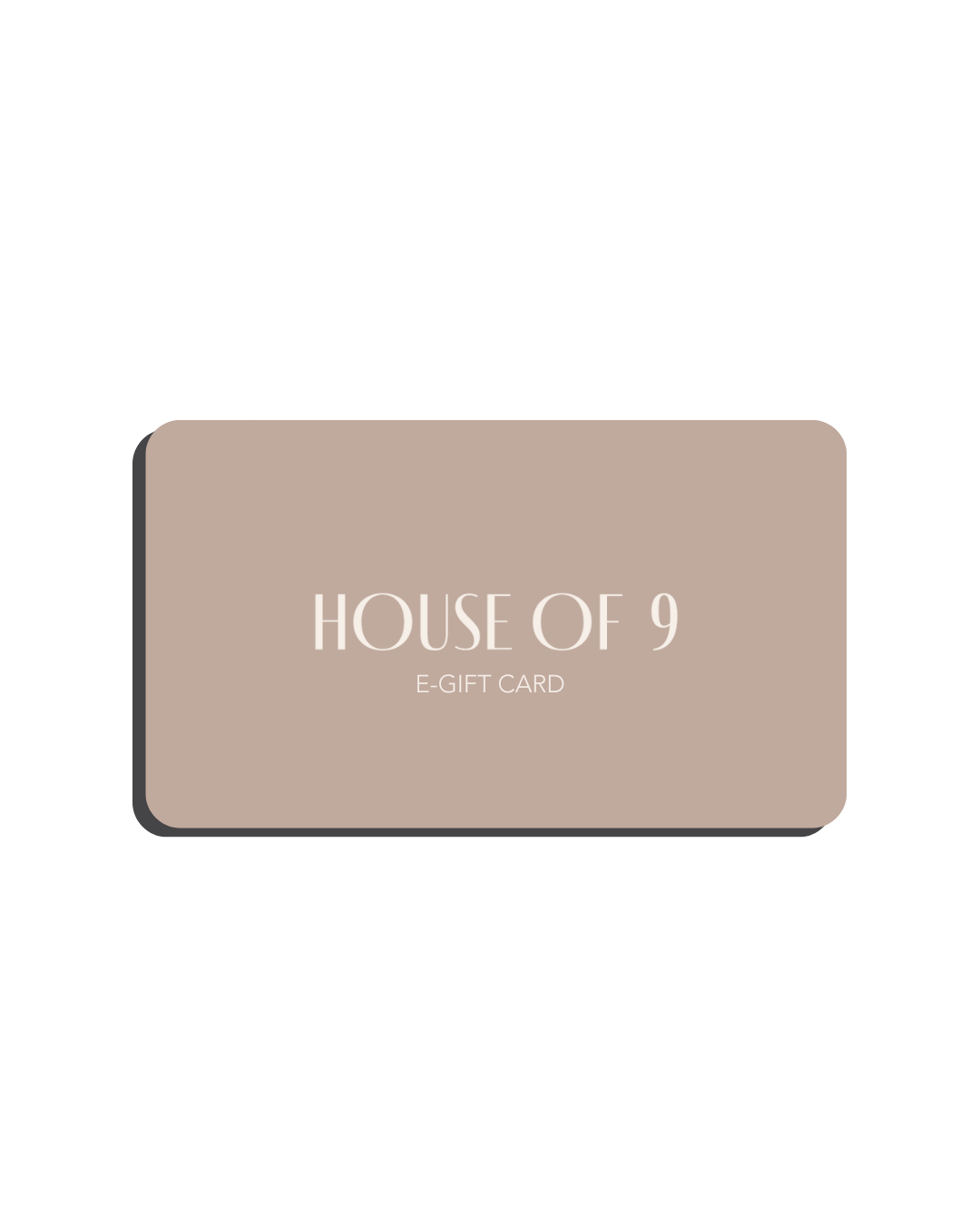 House of 9 Gift Card