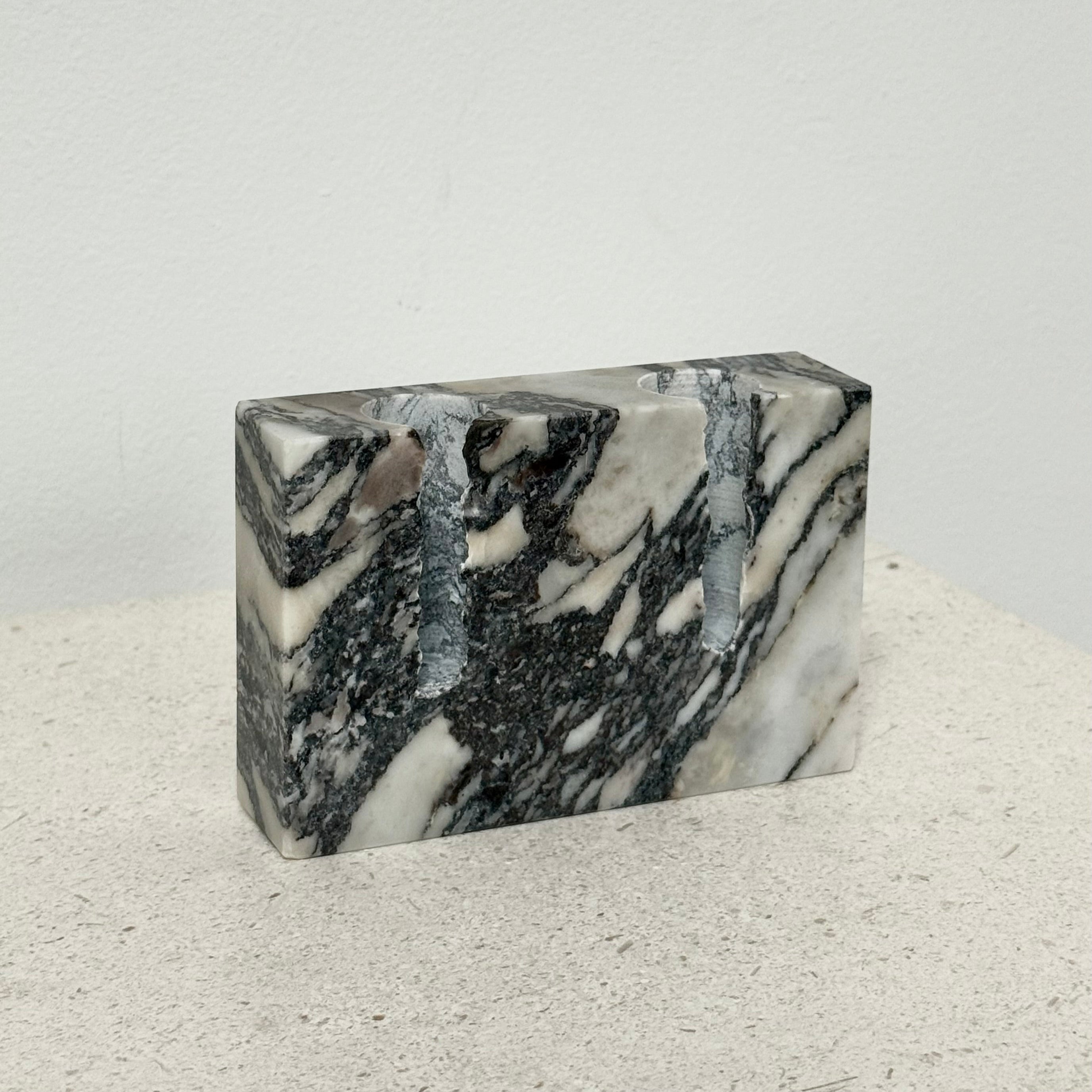 Zander Marble Candle Holder in Calacatta Viola - PERFECTLY IMPERFECT